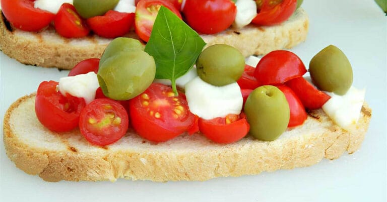 bruschetta con pomodori