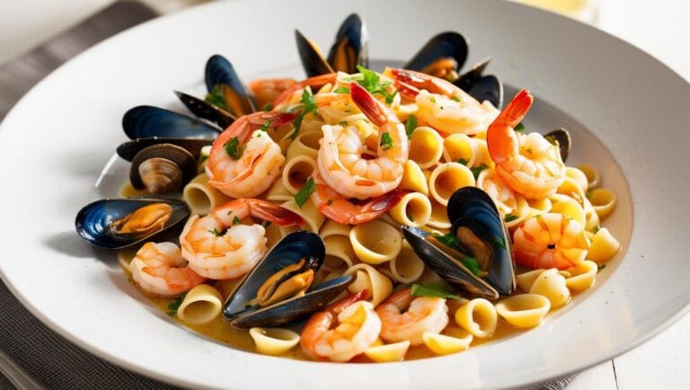orecchiette con frutti di mare