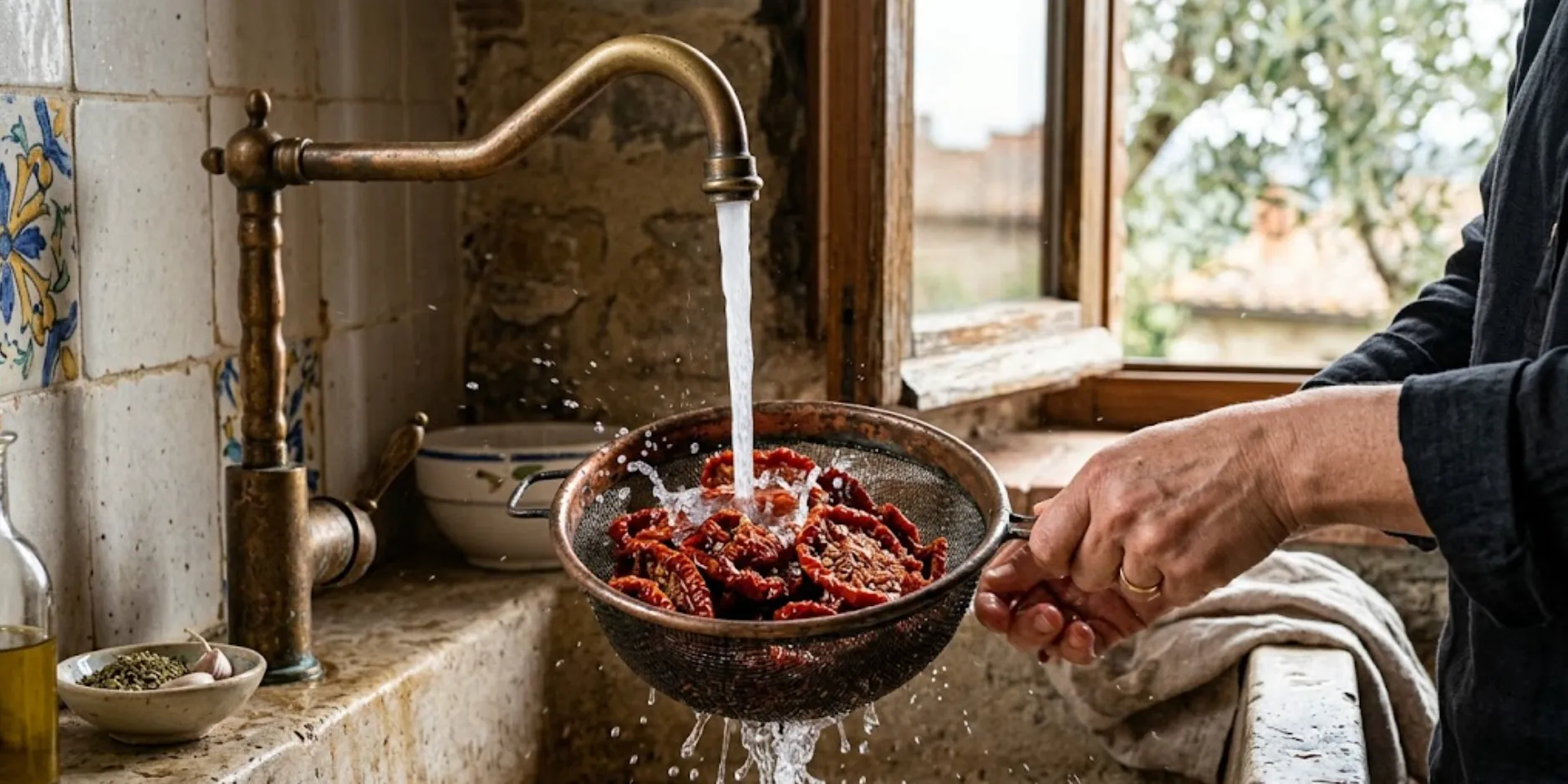 pomodori secchi step1 ricetta