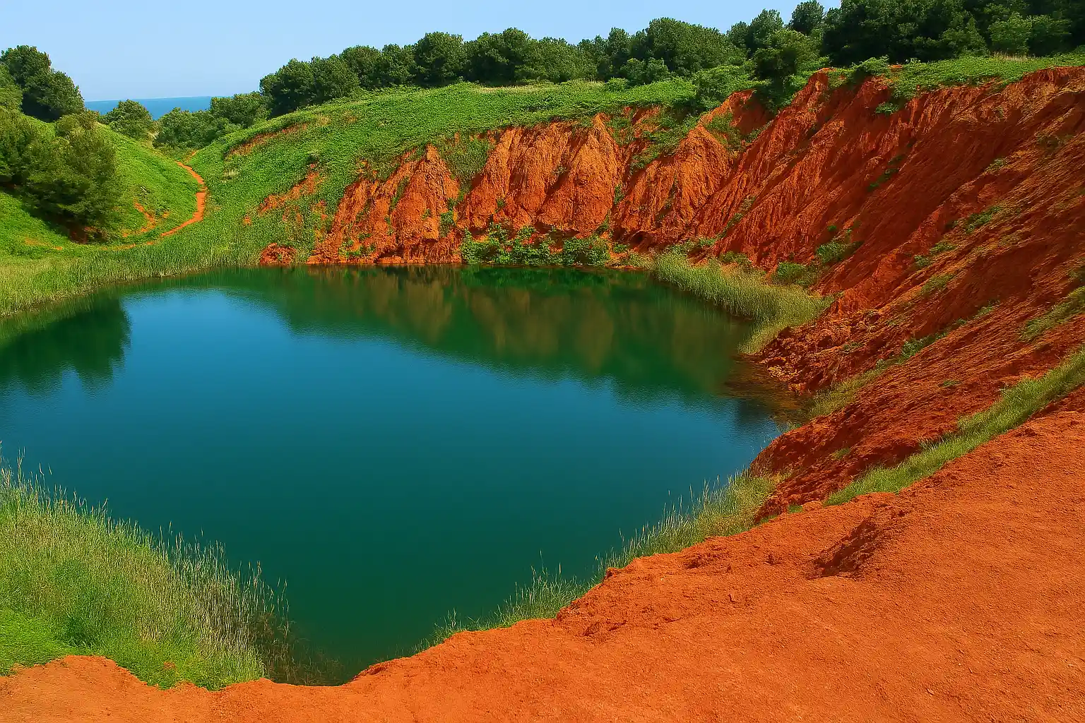 Cava di bauxite a Otranto