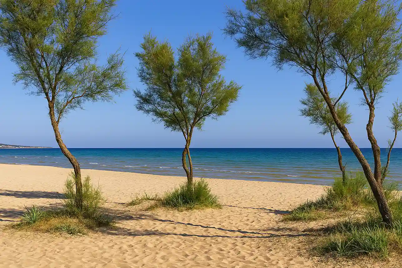 spiaggia vicino santa maria di leuca