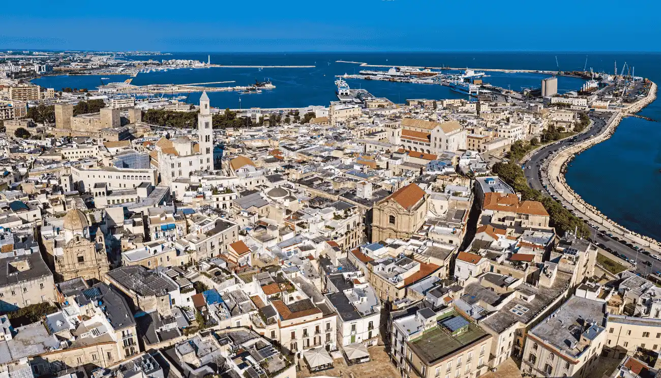 spiagge a cozze, mola di bari