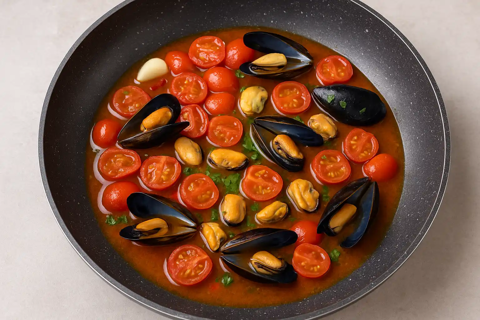 sugo dei tubettini con cozze