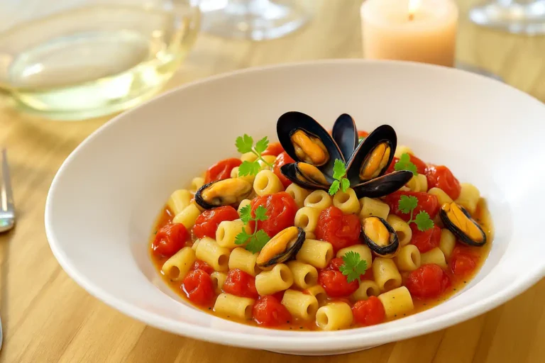 tubettini con cozze ricetta tarantina