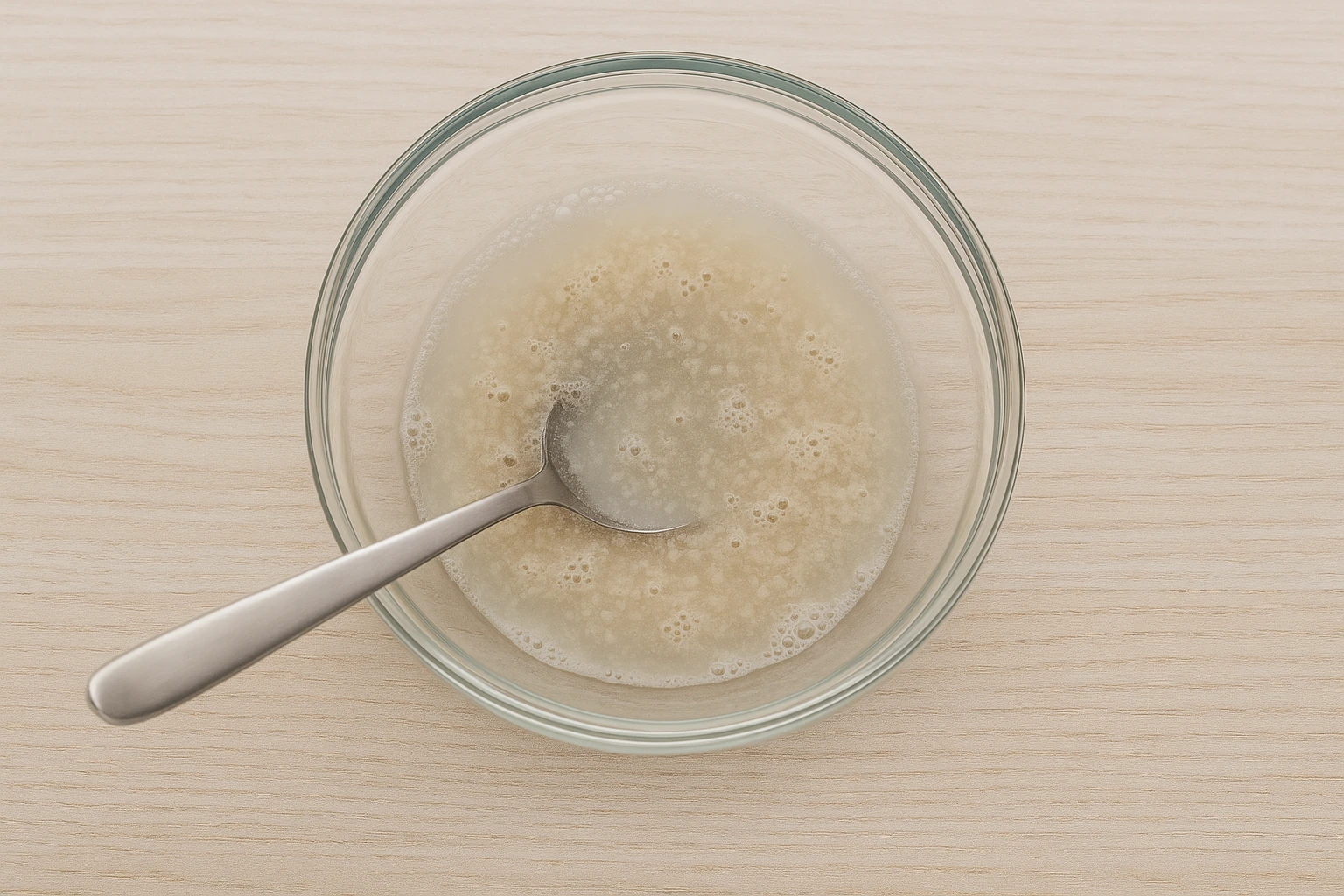 sciogliere il lievito