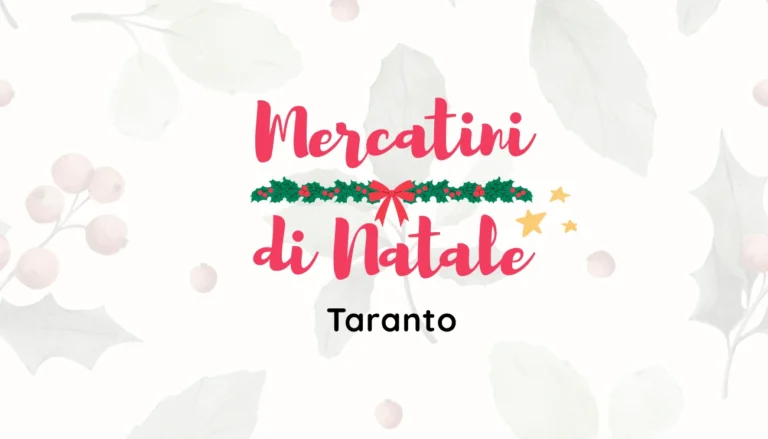 Mercatini di Natale a Taranto 2025 – 2026