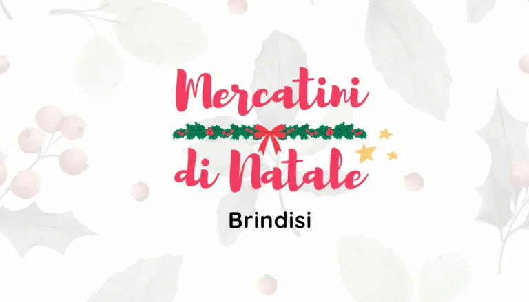 Natale a Brindisi 2025/2026: mercatini di Natale, presepi viventi ed eventi