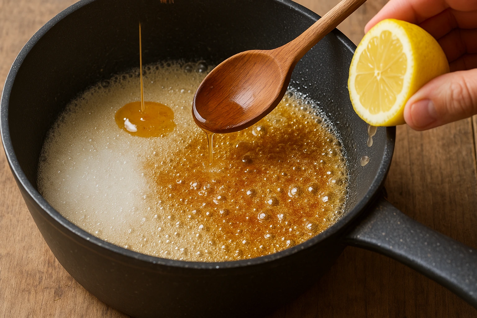 preparazione caramello