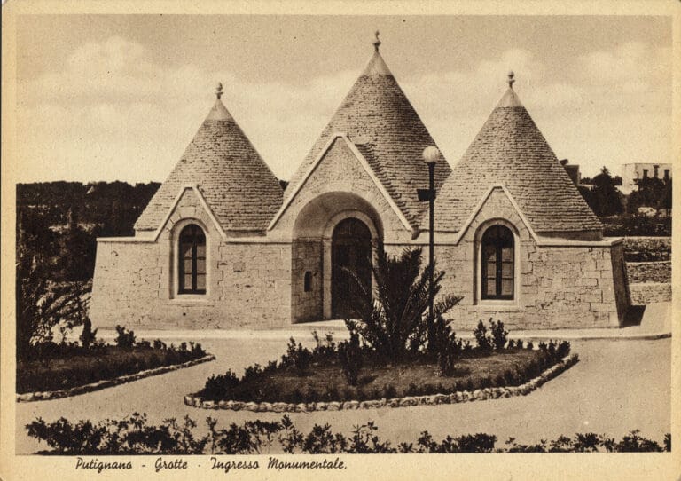 Grotta del Trullo di Putignano - foto storica