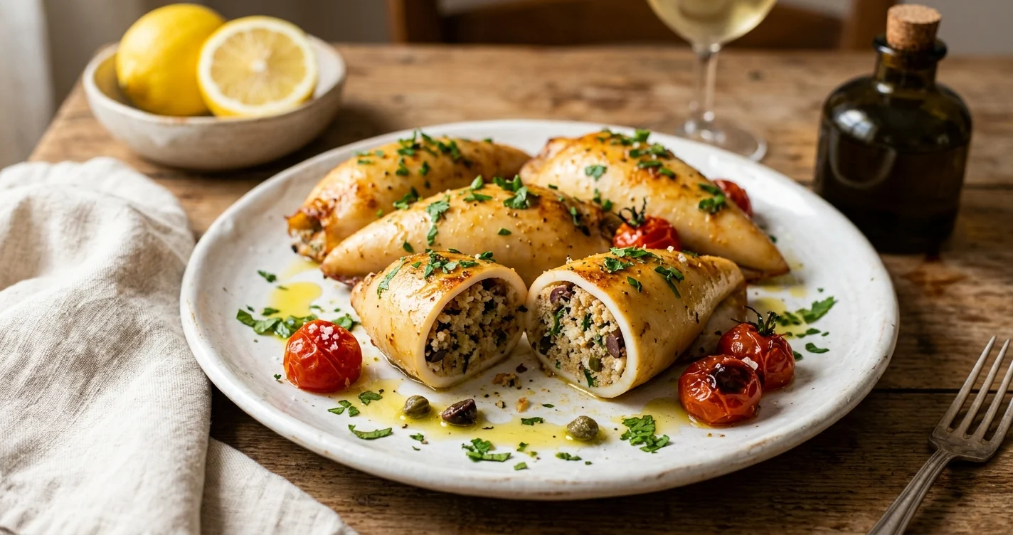 calamari ripieni ricetta