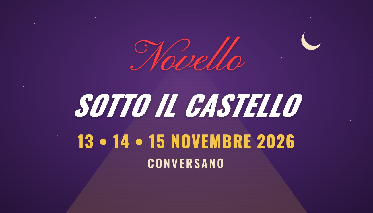 Novello sotto il Castello 2026 a Conversano, 13-15 novembre