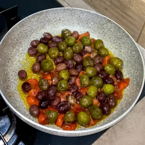 olive fritte alla pugliese in padella